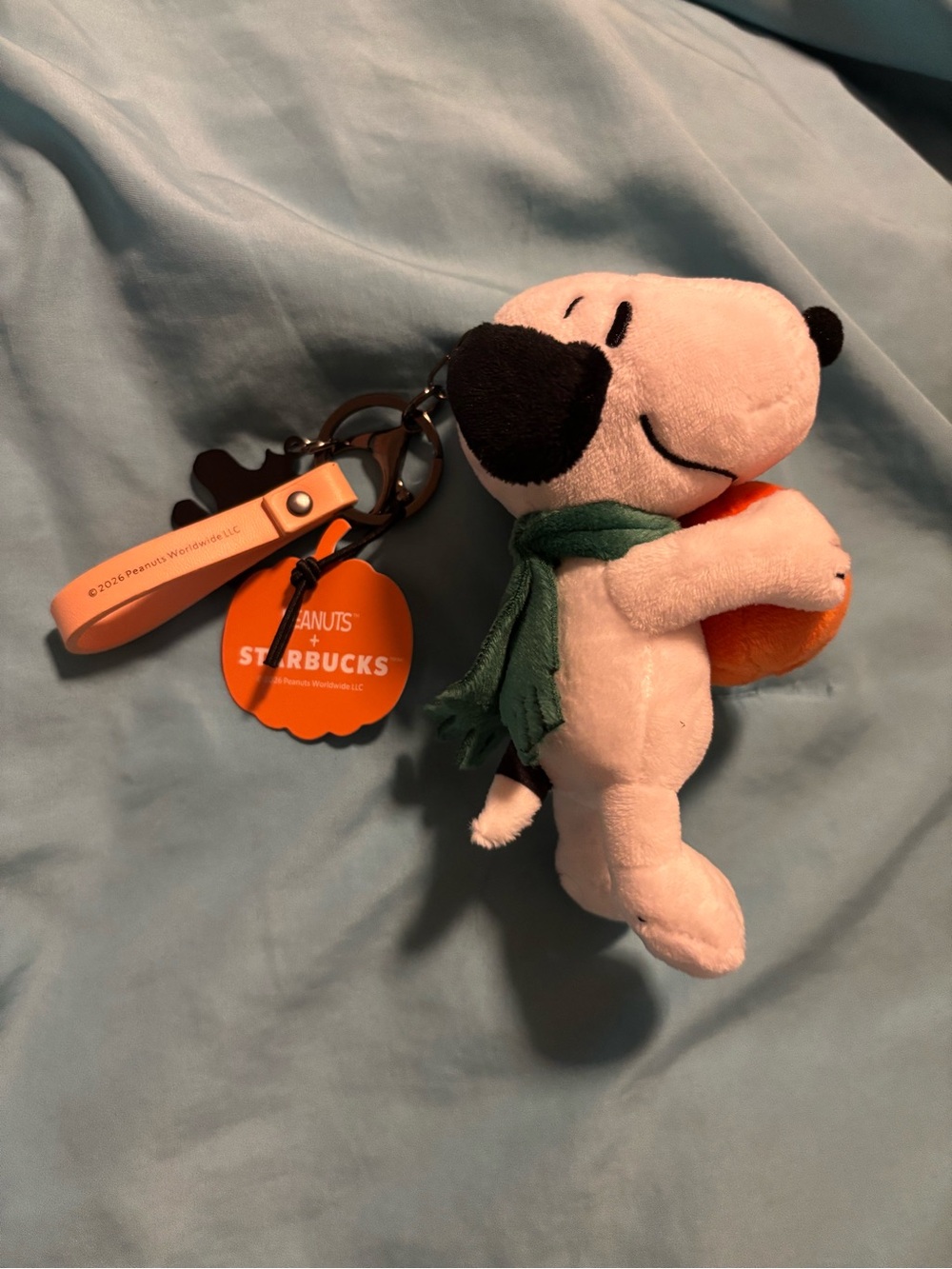 Peanuts + Starbucks Snoopy Plush Keychain